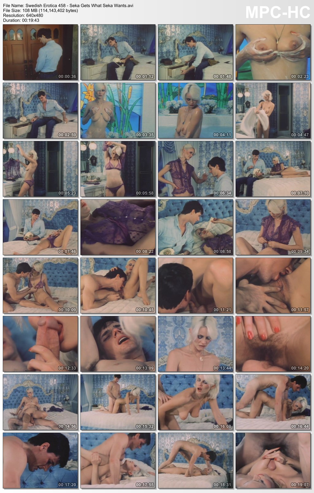 Swedish Erotica 458 Seka Gets What Seka Wants Vintage 8mm Porn 8mm Sex Films Classic Porn