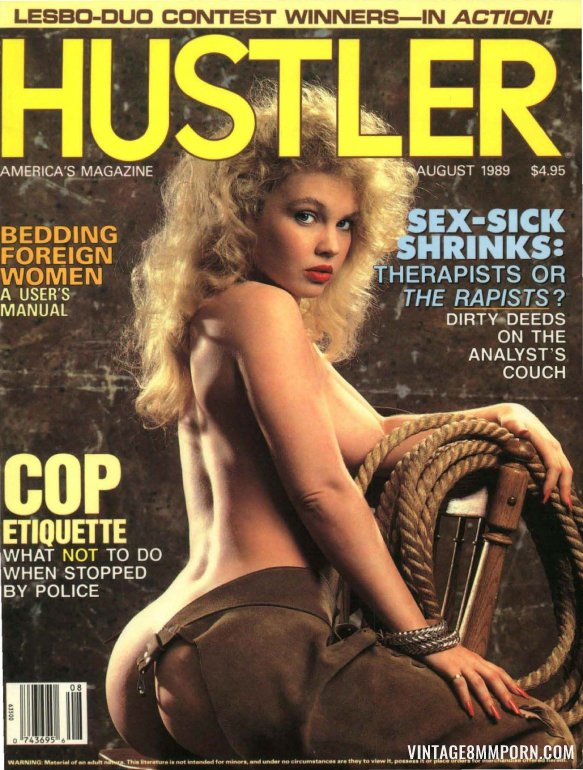 Hustler USA August 1989