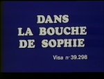 Dans la bouche de Sophie (1980)