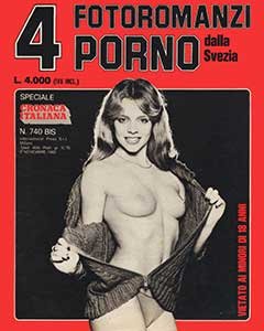 4 Fotoromanzi Porno N 740 (1982)
