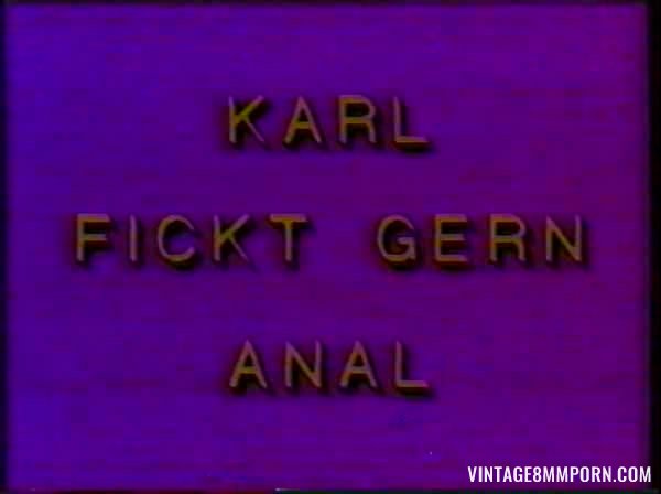 Ekstase Video - Karl Fickt Gern Anal (1987)
