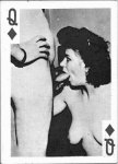Black and white Vintage sex Playing Cards