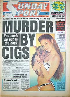 Sunday Sport News Paper 11 9 (1986)