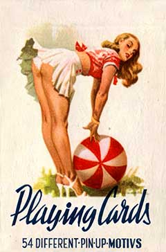 Playing Cards - 54 Different Pin-Up Motivs